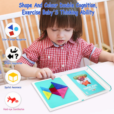 TANGRAM MAGNETIC LOGIC BOARD